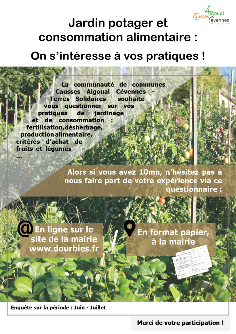 Questionnaire jardinage