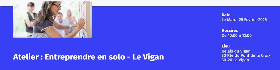 Lire la suite à propos de l’article ATELIER ENTREPRENDRE EN SOLO