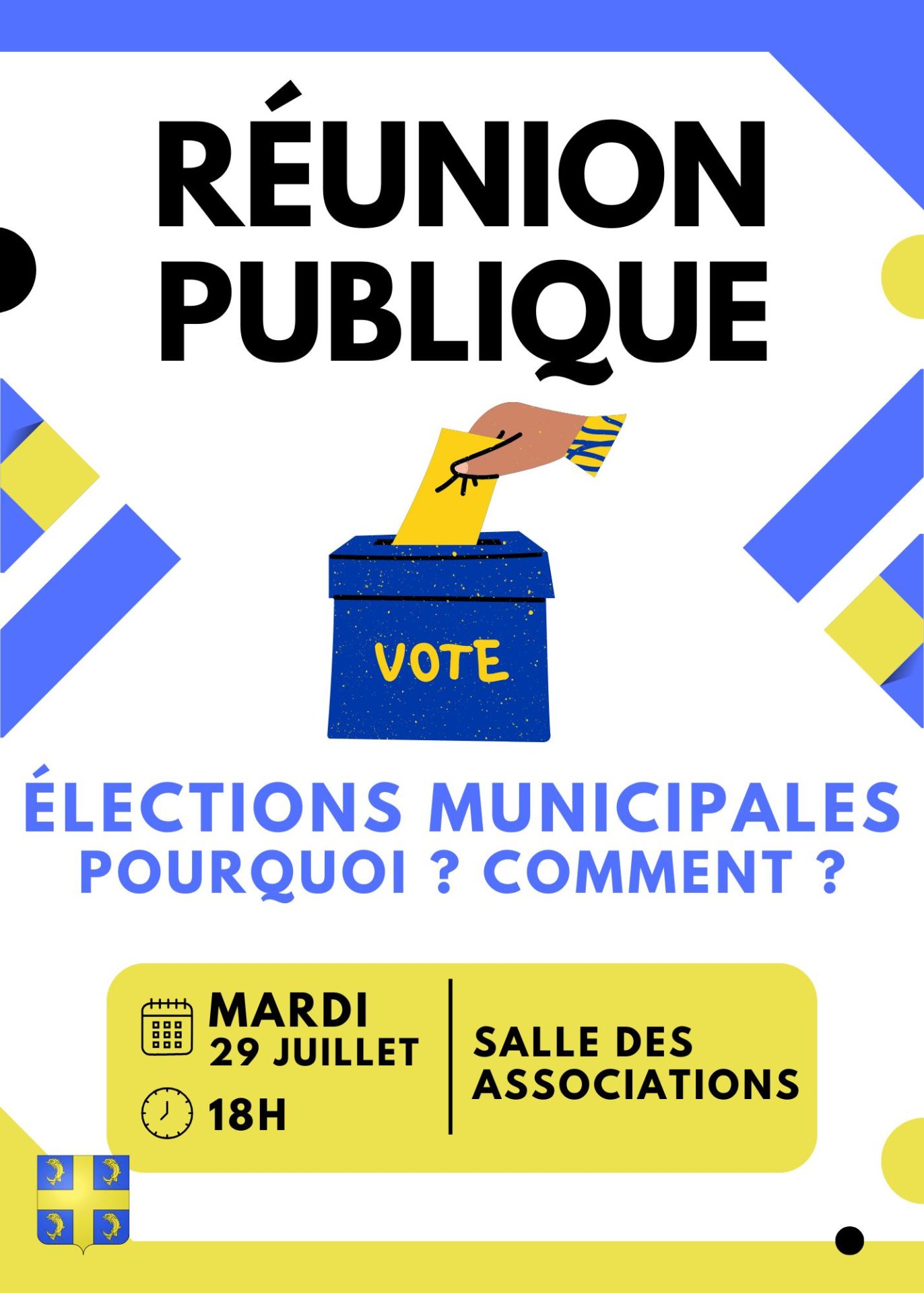 Lire la suite à propos de l’article Réunion publique – Élections municipales 2026